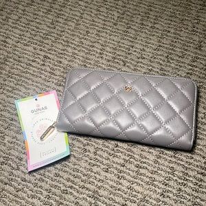 NWT Gunas New York Uptown Mini Quilted Wallet